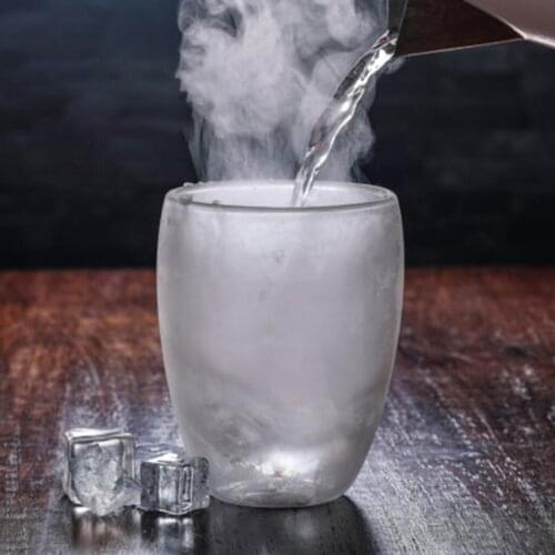 Household 450ml Double Wall Glass Cup Beer Coffee Beer Mug Gifts for Friends