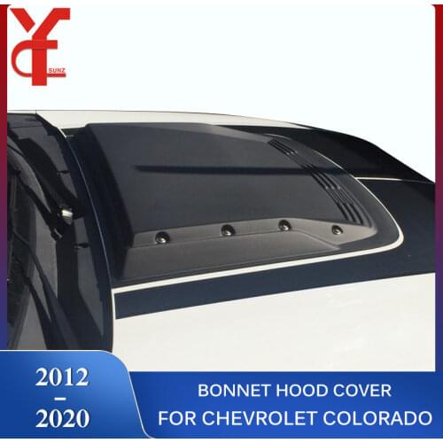 Black Bonnet Hood Cover For Chevrolet Colorado 2012-2020 hood guard For Chevrolet Colorado Holden Colorado TrailBlazer 2017-2019