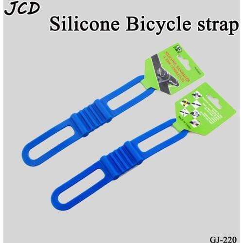 JCD Cycling Light Holder Bicycle Handlebar Silicone Strap Band Phone Fixing Elastic Tie Rope Bicicleta Torch Flashlight Bandages