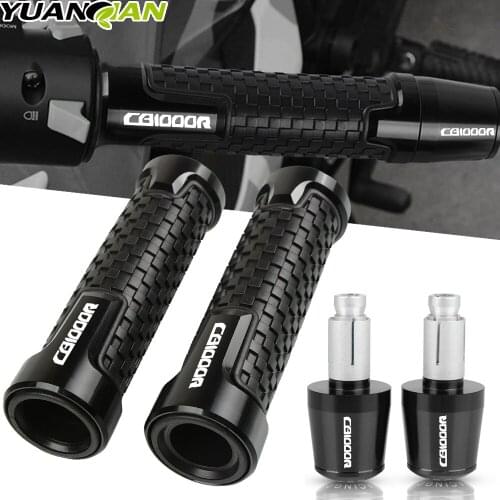 For Honda CB1000R Motorcycle 7/8"22mm Handlebar Grips Cap Hand Bar Ends Handle Plugs CB 1000R CB1000 R 2016-2021 2017 2018 2019
