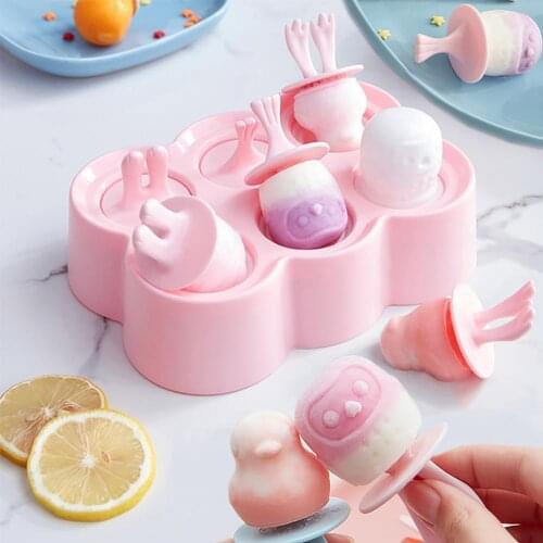 Popsicle Mold Home Ice Cream Mold Popsicle DIY Tool BPA Free Ice Cream Silicone Moulds Ice Lolly Maker Children Dessert Made