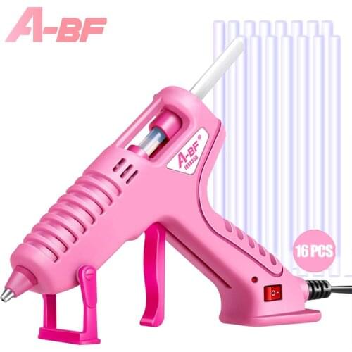 A-BF Hot Melt Glue Gun Silicone Pistol 7mm/11mm Industrial Grade Household DIY Mini Guns Hand Repair Power Tool 60W 100V-240V