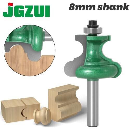 1pc 8mm Shank Bead Molding Router Bit Flute & Beading Line Woodworking Tenon Milling Cutter for Wood Tool