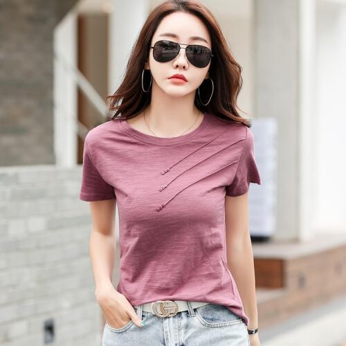 Tee shirt femme t shirts women 2020 summer tops white tshirt woman t shirt cotton oversized mujer camisetas t-shirty damskie
