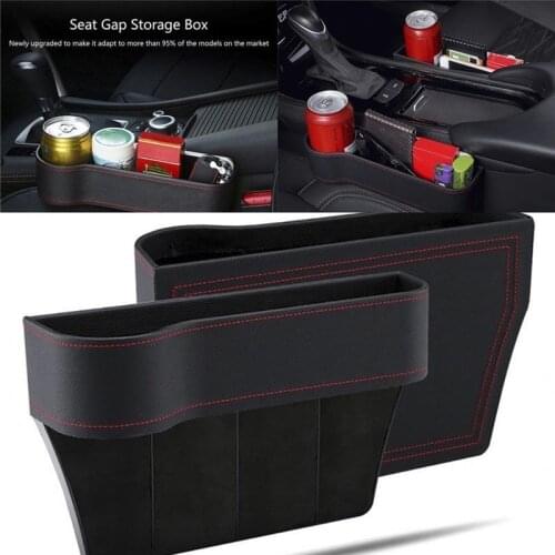 Car Seat Gap Slit Pocket Organizer Storage Box Phone Bottle Cups Holder Auto Car Accessories Interior