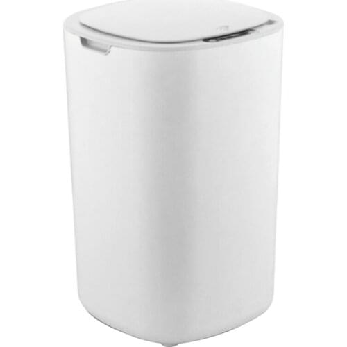 Intelligent Induction Trash Can with Lid Fully Automatic Electric Creative Press Free Large Capacity Waste Bin