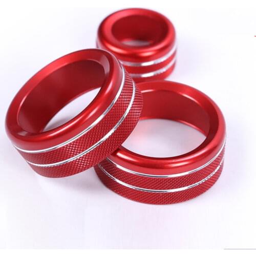 Air Condition Knob Audio Volume Control Button Circle Decoration Trim Ring Cover For 1 2 3 3GT 4 Series X1(With AUTO Button)