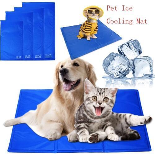 Pet Ice Cooling Pad Mat Summer Gel Dog Mattress Pet Cool Mat Bed Cat Dog Cushion Keep Cool Waterproof Pet Cooling Mat Breathable