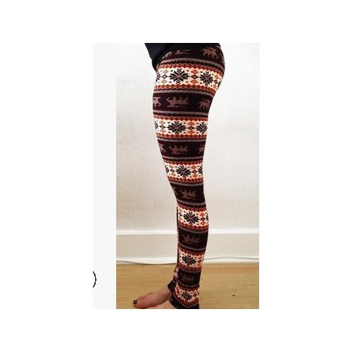 50pcs/lot fedex fast Comfortable Women girl casual Winter Christmas Snowflake legging female Elastic printed Legging