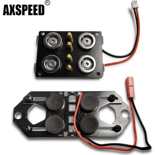 AXSPEED Magnetic Stealth Invisible Car Shell Column Body Post Mount for Traxxas TRX-4 TRX4 1/10 RC Crawler Car Upgrade Parts