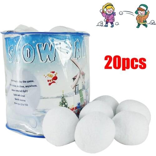 Indoor Snowball Fight Game Set Plush Snowballs And Mesh Carry Bag White Indoor Winter