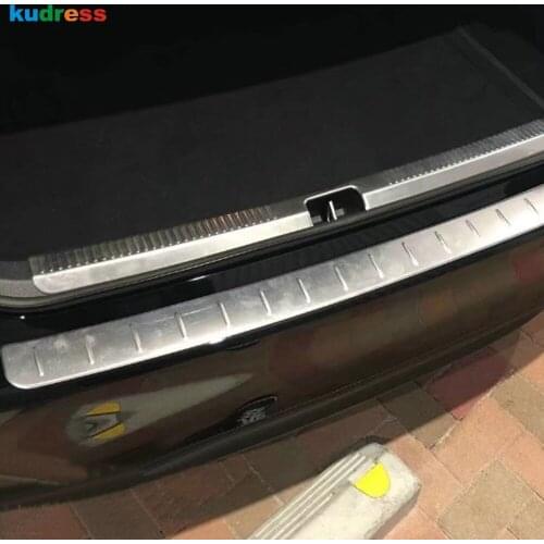 For Toyota Camry 70 2017 2018 2019 2020 Stainless Steel Rear Trunk Bumper Cover Trim Tailgate Sill Plate Car Styling 2pcs
