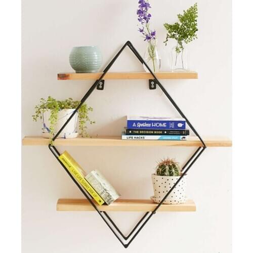 NEW 50x50x19cm Shelf Storage Iron Art Wooden Retro Wall Bookcase Cabinet Door Coat Hanger Storage Rack Organizer