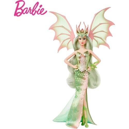 Original Barbie Doll Limited God Barbie Dragon Empress Doll Dressing Toy for Girls Princess Set Girl Toys Collection Dolls