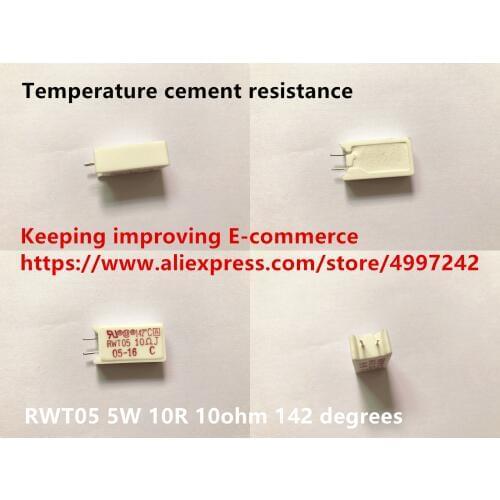Original new 100% temperature cement resistance RWT05 5W 10R 10ohm 142 degrees (Inductor)