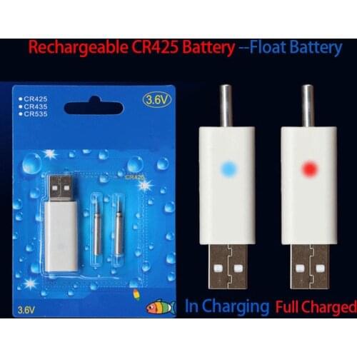 3V USB Interface Adapter Plug Electronic Battery Charger Kit For Night Fishing Float Rod Tip Light Luminous drift Accessories
