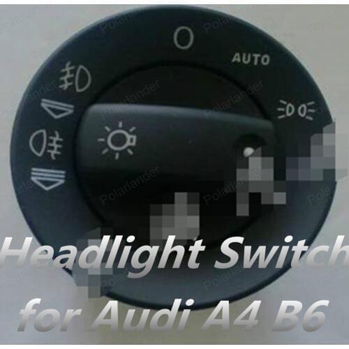 Polarlander 8E0941531a 8E0941531 for A/udi A4 B6 Fog Headlight Lamp Knob Button Headlight Switch