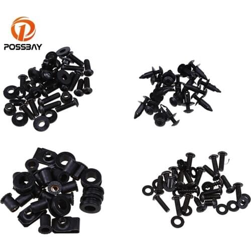 POSSBAY Motorcycle Screw Fastener Fixation Scooter Windscreen Srew Kit Fit For Honda CBR1000 2003-2008 Motorcycle Bolt