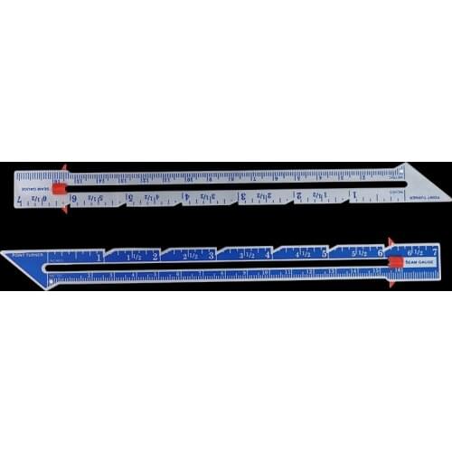 Sewing Seam Gauge Ruler Sliding Gauge Sewing Measuring Tool Sewing Seam Ruler Measuring Gauge Patchwork Quilting Tailor Ruler