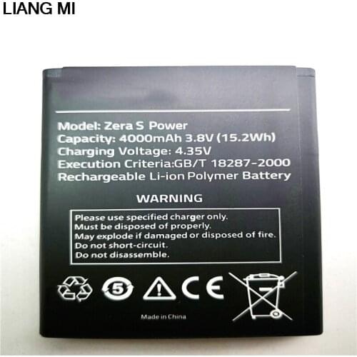 New 4000mAh Replacement Battery for Highscreen Zera S Power Mobile Phone battery 3.8V with phone stander
