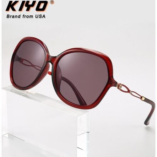 KIYO Brand 2020 New Women Polygonal Polarized Sunglasses PC Classic Sun Glasses High Quality UV400 Driving Eyewear 9561