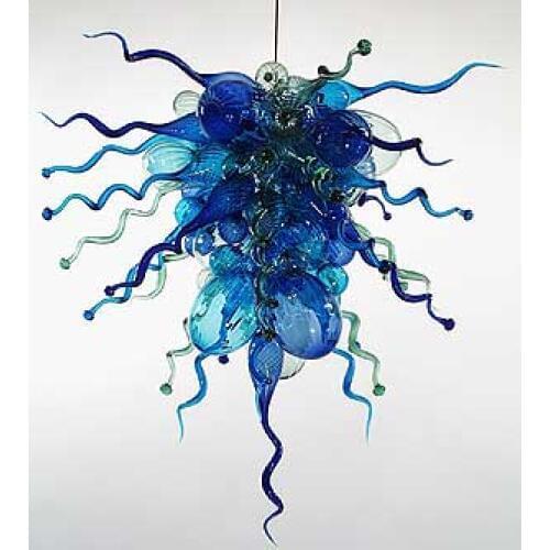 Modern New Design Luxury LED Chandeliers Ceiling Large with Hand Blown Murano Glass for Living Room