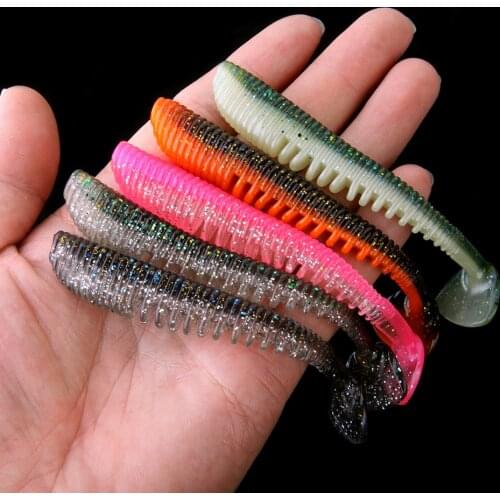 WALK FISH 4PCS/Lot Soft Fishing Lure Silicone Bait Shad 110mm 7.8g Swimbait Vivid Pike Bass Lure Isca Artificial Bait Fishing