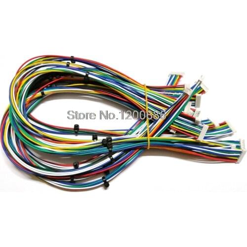 1M/1.5M custom cables SHR-03V-S SHR-06V-S Pin SH 1.0 1.0MM SH1.0 Series connector Female 28 AWG AWG#28