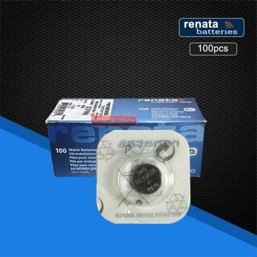 100pack Renata 346 100% Original Brand New LONG LASTING SR712SW SR712 RENATA Watch Battery Button Coin Cell Swiss Made