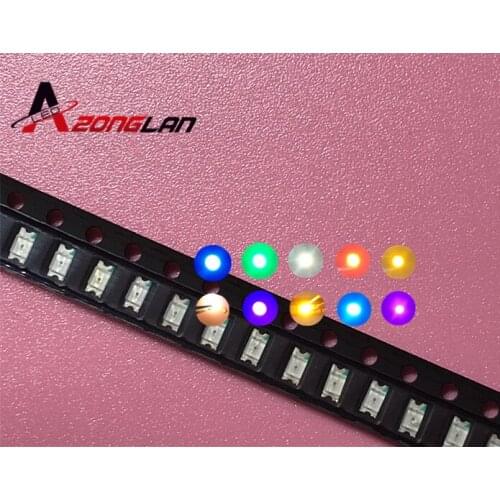 1000pcs/lot 3216 1206 SMD Led Super Bright Red/Green/Blue/Yellow/White Water Clear LED Light Diode 3.2*1.6*0.8mm