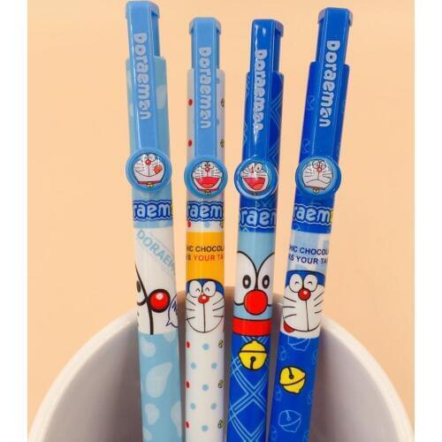4 pcs/lot Doraemon Ballpoint Pen Cartoon animal blue ink ball pen School Office writing Supplies Stationery Gift
