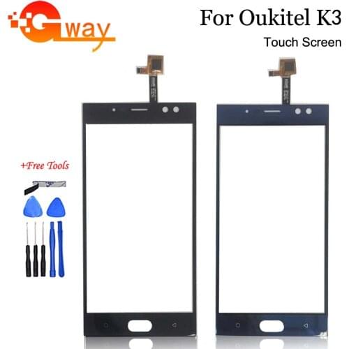 5.5" For Oukitel K3 Touch Screen Digitizer Glass Panel For Oukitel K3 Touch Panel Sensor Front Glass +Tools