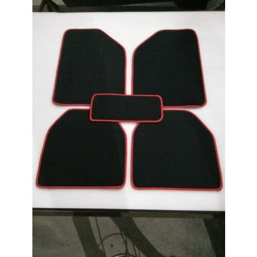 5pcs/set General Mats Five Common Solid Suede Car Mats Waterproof Non-Slip Carpet Z2EC046