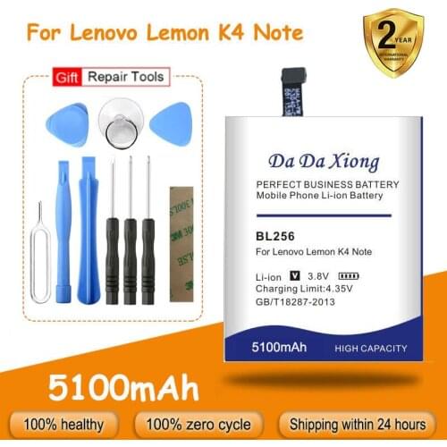 Free shipping 4500mAh BL256 battery for Lenovo Lemon K4 Note K4note / X3 Lite K51c78 / A7010 Replacement batteria + free tools