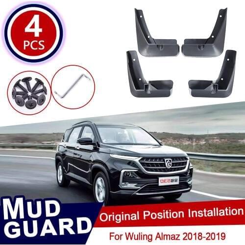 For Wuling Almaz Baojun 530 Chevrolet Captiva MG Hector 2018 2019 Car Mud Flaps Front Rear Mudguard Splash Guards Accessories