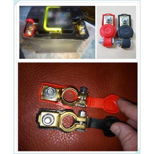 Car battery terminal connector battery quick release copper clip cap for Toyota FJ Cruiser RAV4 CROWN REIZ PRIUS COROLLA