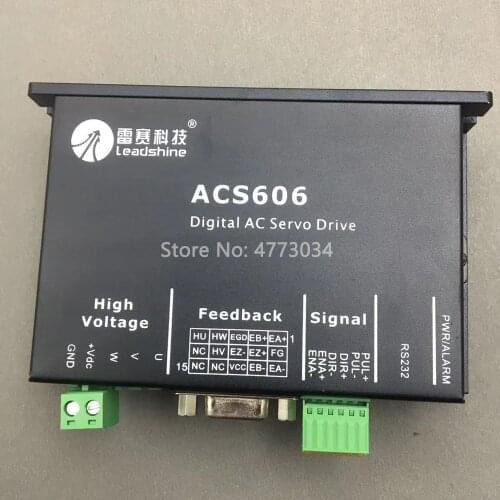 Leadshine ACS606 AC Motor Driver DC Brushless Servo Motors ACS 606 For Digital Printer Allwin Crystaljet Human Challenger