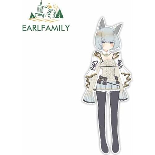EARLFAMILY 13cm x 4.7cm For Anime Bumper Car Stickers Cartoon Decal Personality Graphics Fashion Vinyl Material Decoration