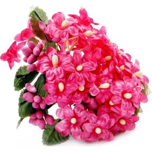 Artificial Flowers babybreath With white Core Wedding Decoration Simulation Flower Home Decor for Scrapbooking Handicraft