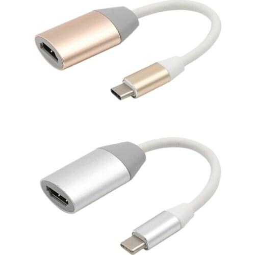 Type-C to HDMI-Compatible Adapter Cable, 4K Hd for , Pc, Monitor