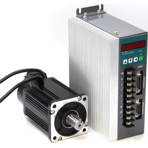 1000kw servo motor set 1000W 90ST－M04025 high speed 2500 rpm 4N.M AC 220V servo motor driver set