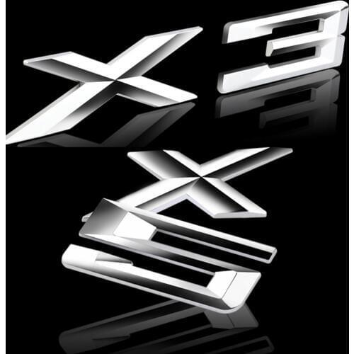 Car Rear Trunk Sticker Durable Compatible Emblem For BMW E53 X5 E70 E71 E72 E84 E83 F25 F15 F85 F16 F26 X1 X3 X5 X6 GT Sticker