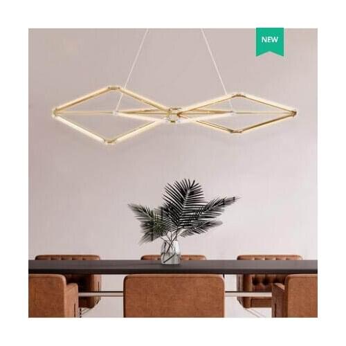 Postmodern minimalist restaurant model room chandelier designer creative inspiration lamps simple study light in the bedroom