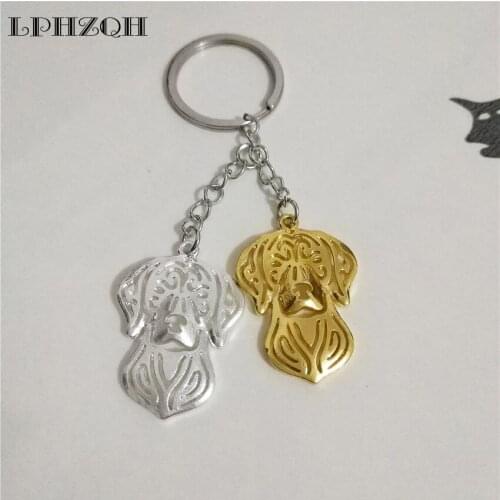 Dropship Hot Fashion Dog Key Chain Vizsla Dog Cute Animal Trendy Bag Charm Pendant For Women Men Girls Gift Keyring Jewelry