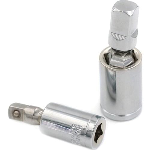 1/4" 3/8" 1/2"Universal Joint Set Ratchet Angle Extension Bar Socket Adapter