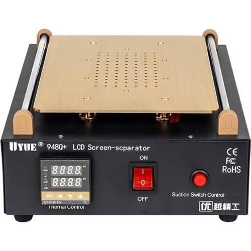 LCD Screen Vacuum Separator Ultra-quiet Built-in Maximum Support 11-inch Glass Mobile iphone Refurbished Tool Uyue 948Q