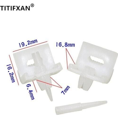 10PCS Car door panel plastic fastener clip for 09-12 year Santana for Old Jetta for New Bora rivet