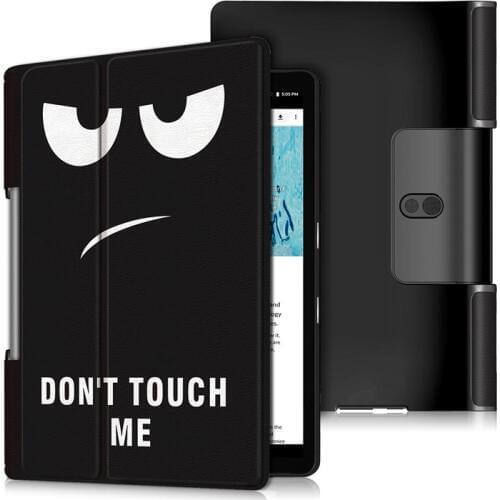 30PCS/Lot 10.1'' Print Flip PU Cover Case For Lenovo Yoga Tab 5 YT-X705 /Yoga Smart Tab YT-X705F Protector Skin