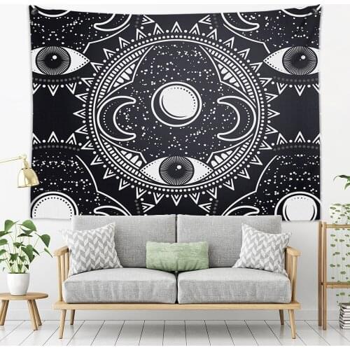 3D Print Customize Fashion Tarot Card Constellation Tapestry Hanging Tapestries For Home Bedroom Living Room Wall Decoration