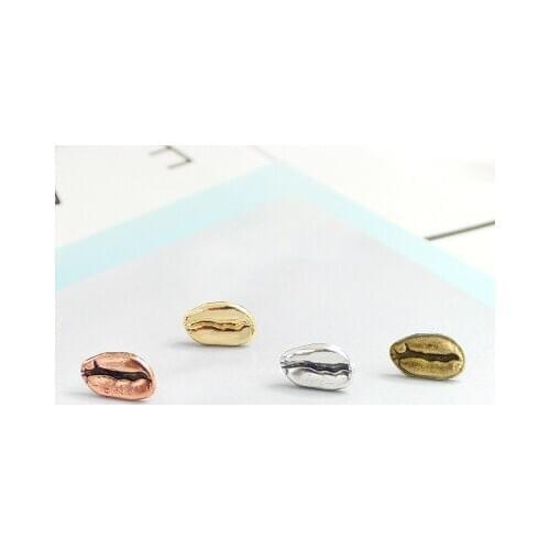 4pcs/set European and American fashion creative four-color coffee bean drip brooch